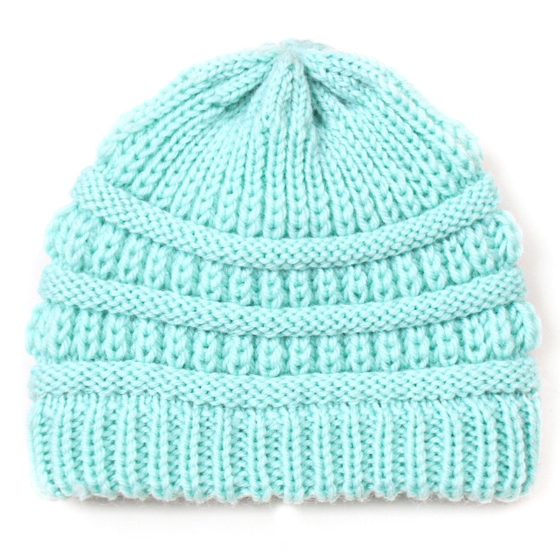 Mũ Beanie Đan Len Giữ Ấm Mùa Đông Thời Trang Cho Bé Trai / Gái