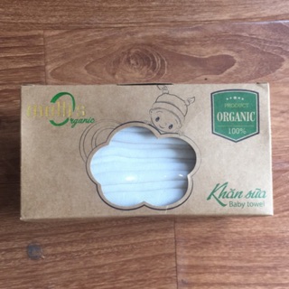 Khăn Xô Bông Hữu Cơ Mollis 30x30cm 10 cái