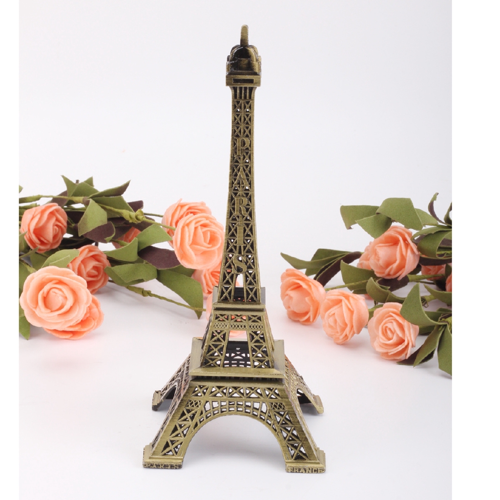 Mô hình tháp Eiffel bằng hợp kim đồng dùng trang trí