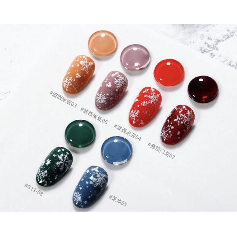 Sơn gel top bông tuyết dung tích 15ml