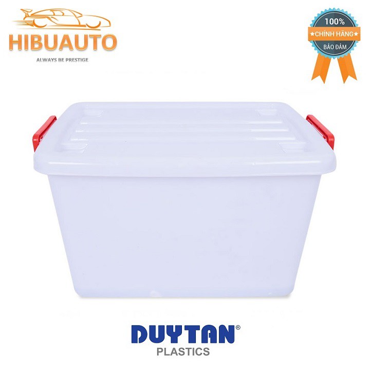 Combo 5 Thùng Nhựa Duy Tân Có Bánh Xe 30L (52 x 32 x 27.5 cm) No.750