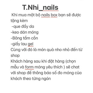 MÓNG UP SẴN , NAIL BOX Thiết kế