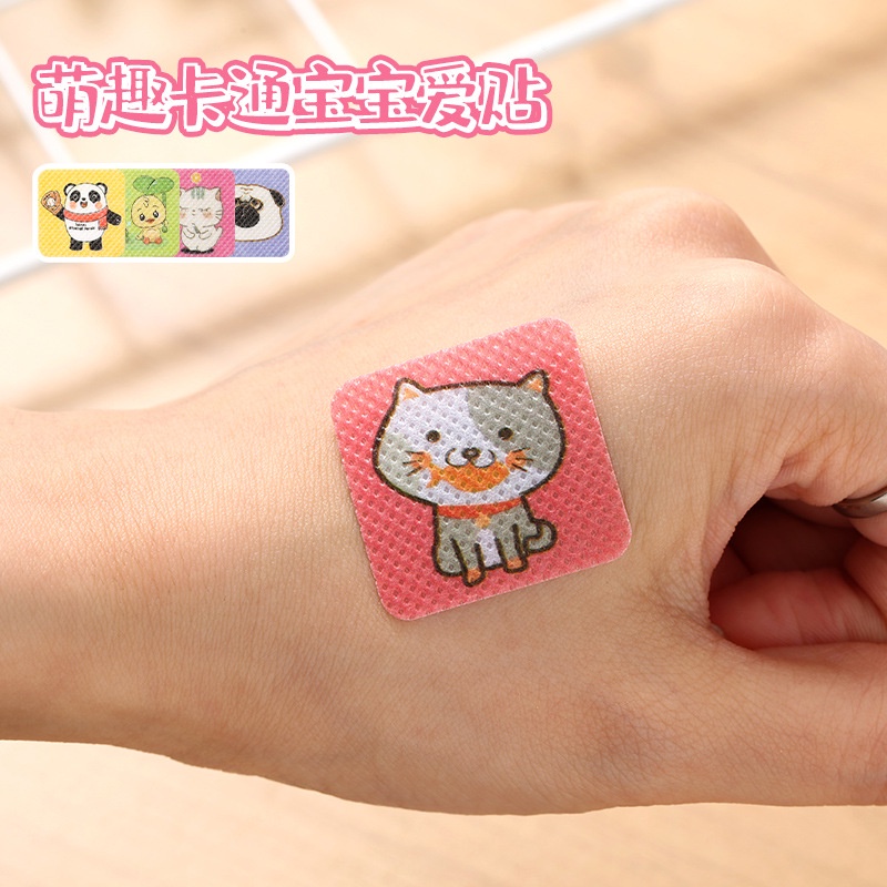 Bộ 120 Miếng Dán Đuổi Muỗi Hình Hoạt Hình Dễ Thương Cho Bé