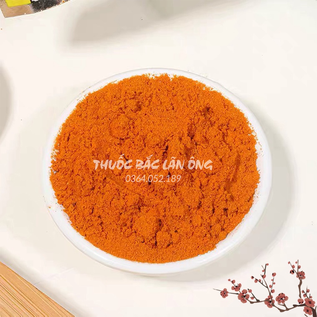 Bột dành dành nguyên chất 100g (Bột tạo màu tự nhiên, hạt dành dành, chi tử) - Thuốc Bắc Lãn Ông