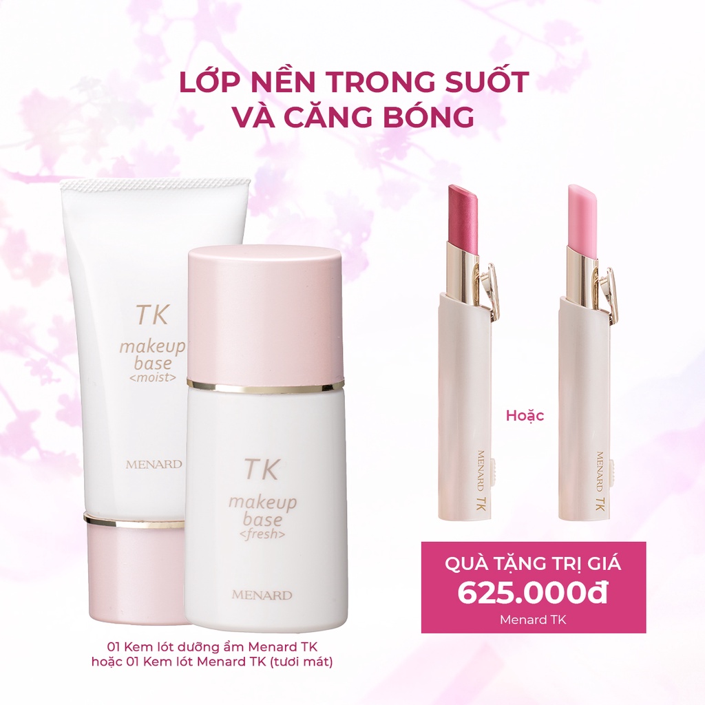 Kem lót Menard TK Make Up Base Tươi Mát/Giàu Ẩm (30ml)