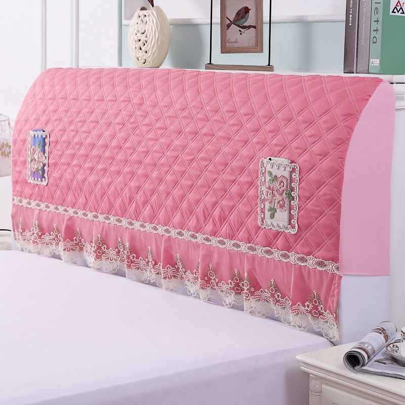 Vỏ Bọc Bảo Vệ Đầu Giường Mềm Mại Chống Bụi Bẩn Tiện Dụng☾▥Tấm Vải Bọc Đầu Giường Ngủ Kích Thước 1.5m 1.8m 2.0m 2.2m Chất Lượng Cao Ốp
