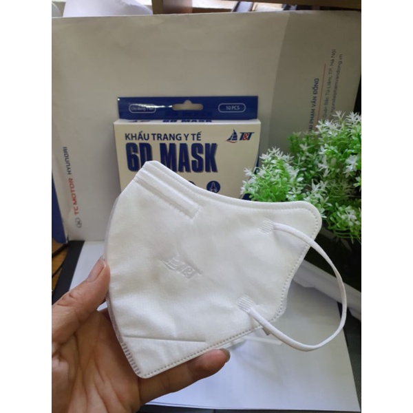 [Mã COSDAY giảm 8% đơn 150K] Hộp 10 Chiếc Khẩu Trang 6D Mask đeo cực êm và thoáng kín | BigBuy360 - bigbuy360.vn