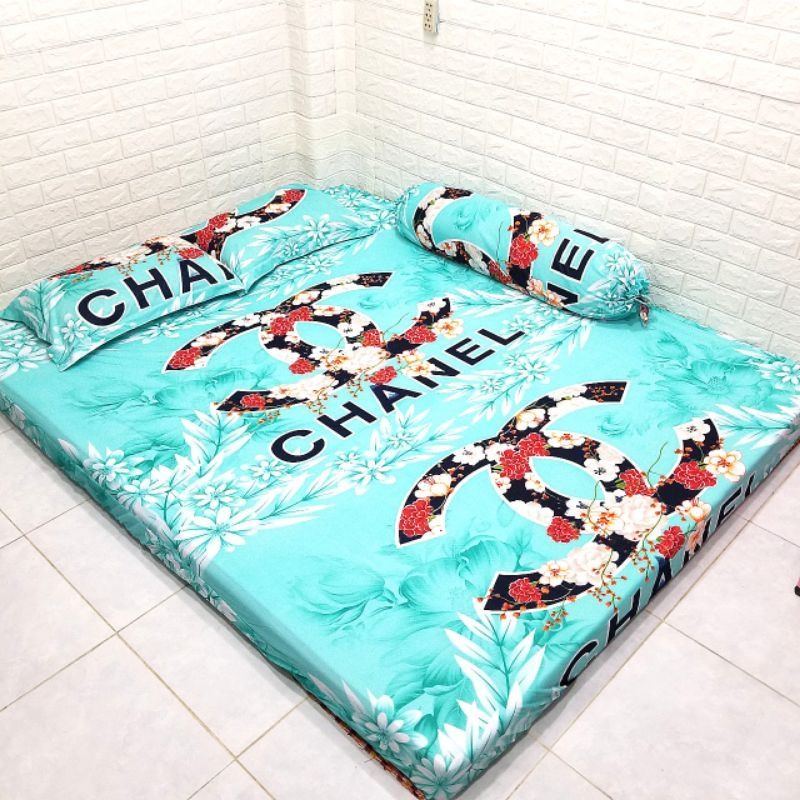 BỘ DRAP THUN HÀN QUỐC 4 MÓN[ 1 GA GIƯỜNG, 2 VỎ GỐI NẰM, 1 VỎ GỐI ÔM] | BigBuy360 - bigbuy360.vn
