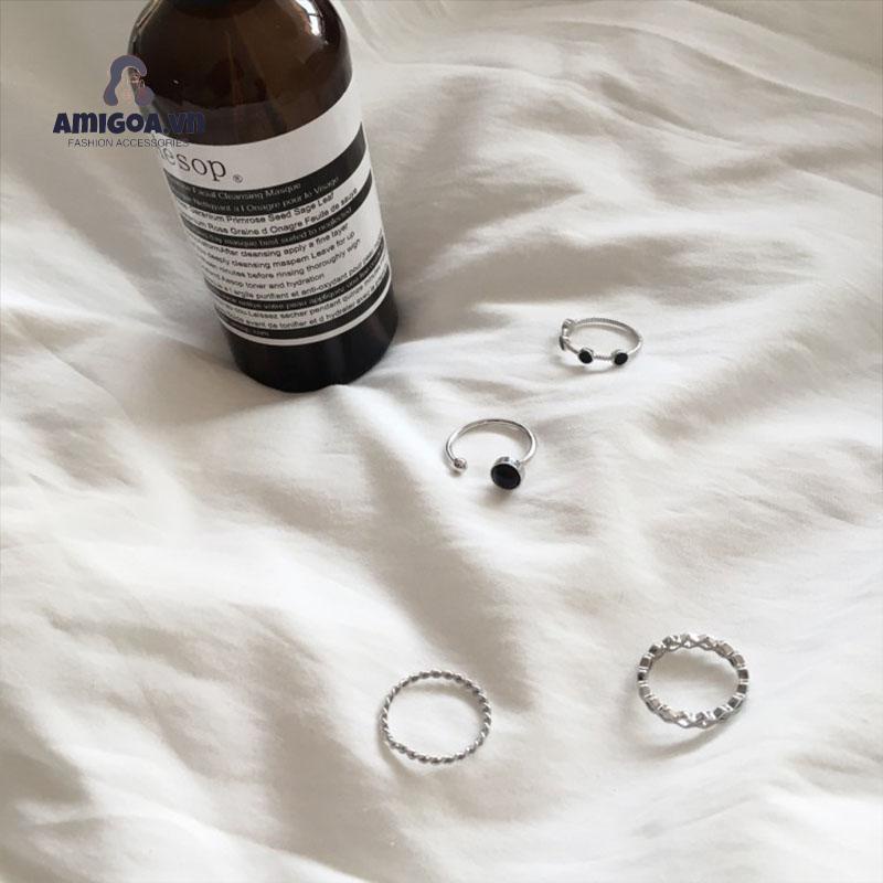 ✨✨Bộ Nhẫn Thời Trang Kiểu Dáng Cá Tính Độc Đáo Phong Cách Hàn Quốc