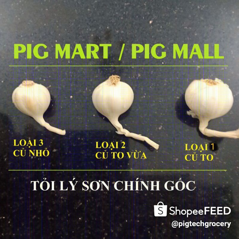 Tỏi Lý Sơn loại 3 (Củ nhỏ) 1kg