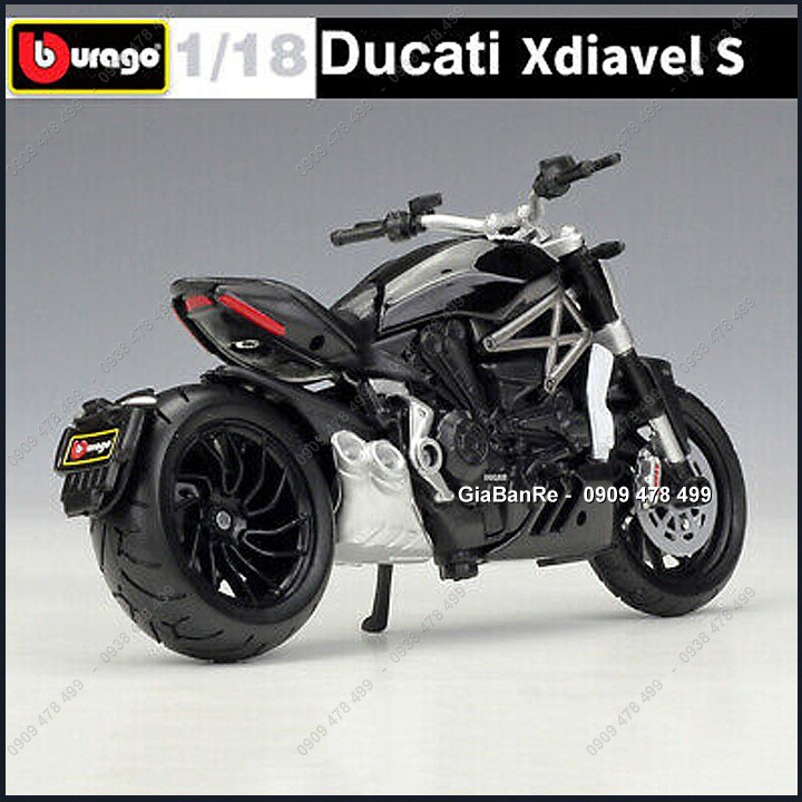 Xe Mô Hình Moto Ducati X Diavel Tỉ Lệ 1:18 - Bburago - 8808