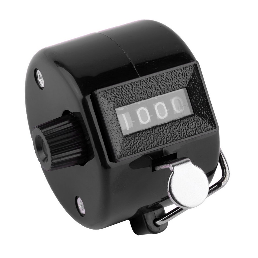 4 chữ số Cầm tay Số đếm Bộ đếm Thủ công Palm Clicker Số Đếm Golf