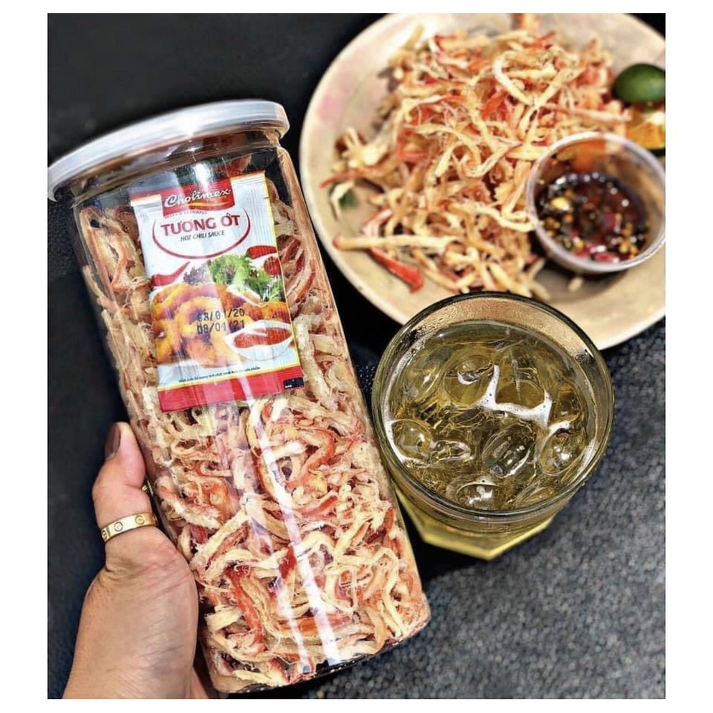 Hũ Mực Hấp Dừa Xé Sợi siêu thị ăn vặt mẹ ốc | BigBuy360 - bigbuy360.vn