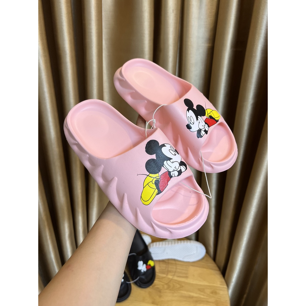 Dép bệt đế siêu nhẹ cực êm họa tiết hoạt hình lên chân rất xinh phong cách dễ thương