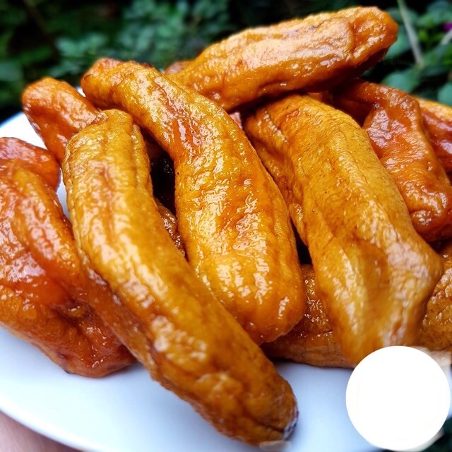 Sỉ 5kg chuối dẻo nguyên trái đặc sản Đà Lạt không chát