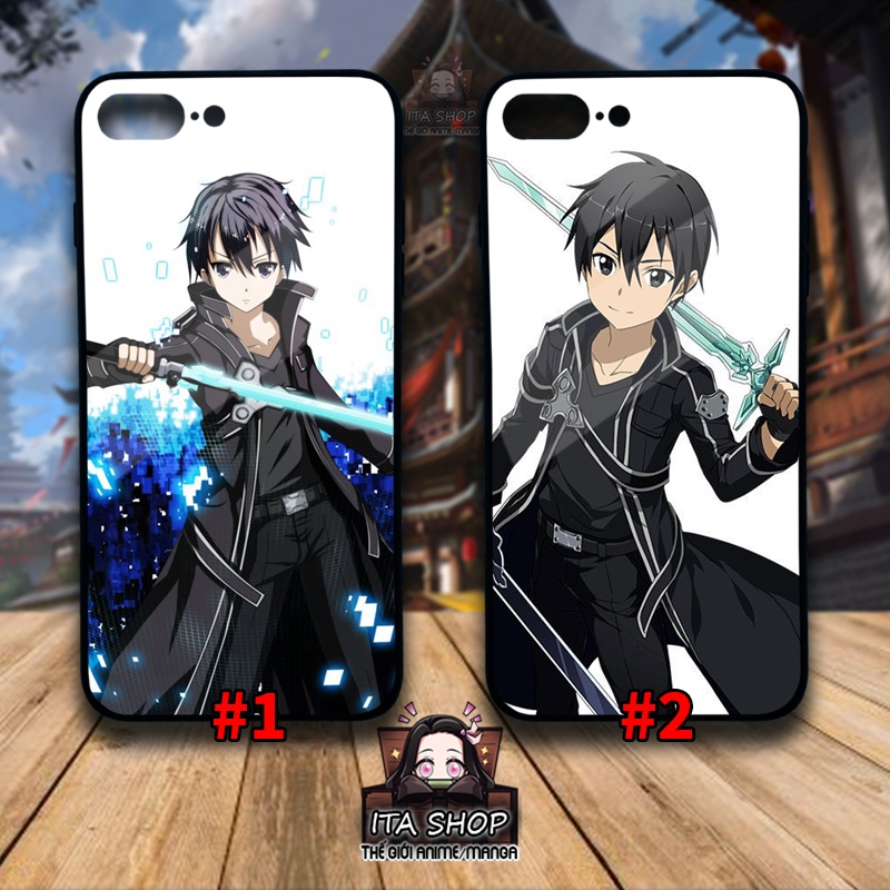 Sword Art Online - Kirito  - Ốp Lưng Anime Iphone 5s 6 6s 6s+ 7+8+ X Xs Xr 11 11 pro max 12 12 pro m