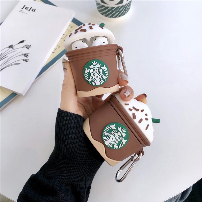 🧁 Bao airpod 🧁 vỏ airpod cà phê st⭐️rbucks cho airpod 1/2/pro