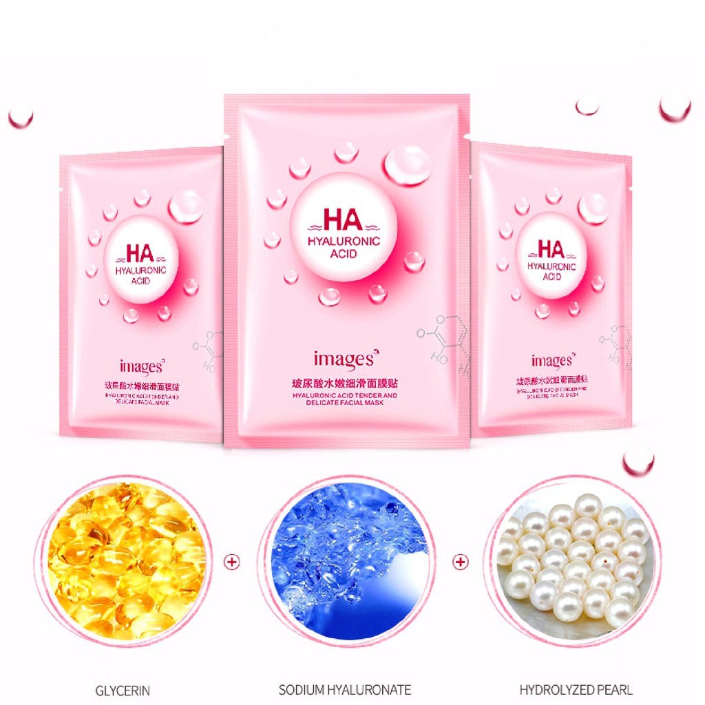 Mặt Nạ Giấy HA Images Dưỡng Trắng Da Mụn Cấp Ẩm | BigBuy360 - bigbuy360.vn