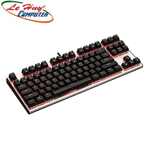 [Mã 267ELSALE hoàn 7% đơn 300K] Bàn phím cơ E-DRA EK3087 Red Led (Blue/Red/Brown Switch)