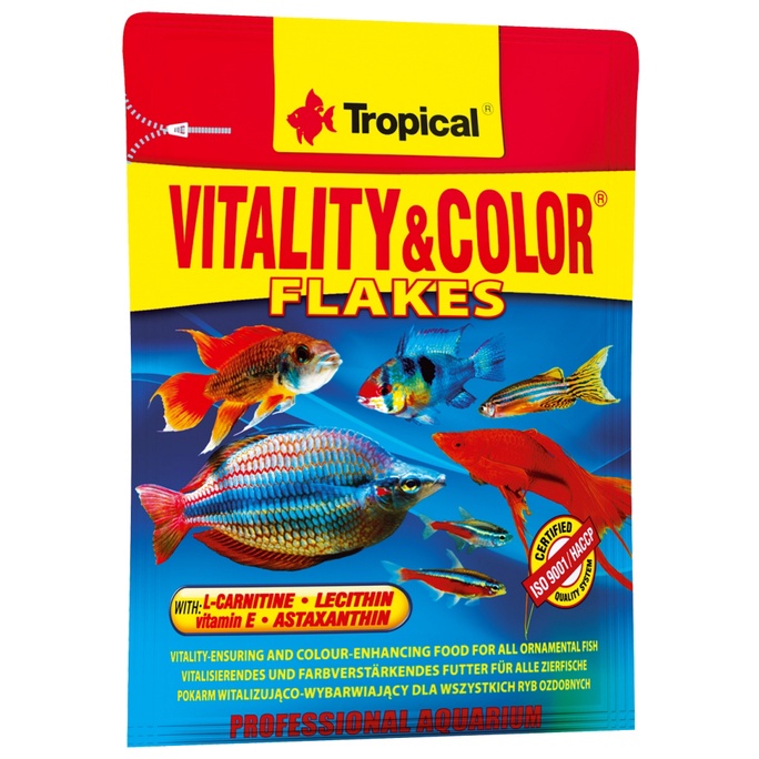 [FreeShip] Thức ăn cá cảnh Tropical Vitality Color cám dán - chiết 100g