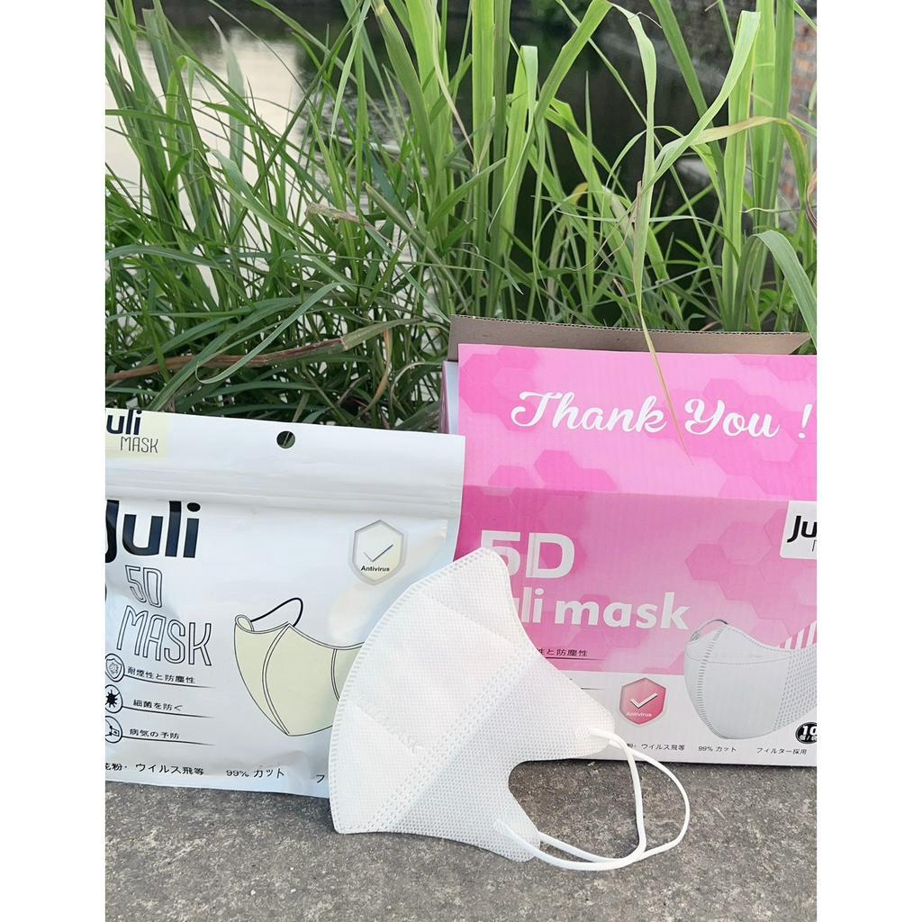 Set 200 Chiếc Khẩu Trang 5D Juli Mask Mẫu Thời trang mới