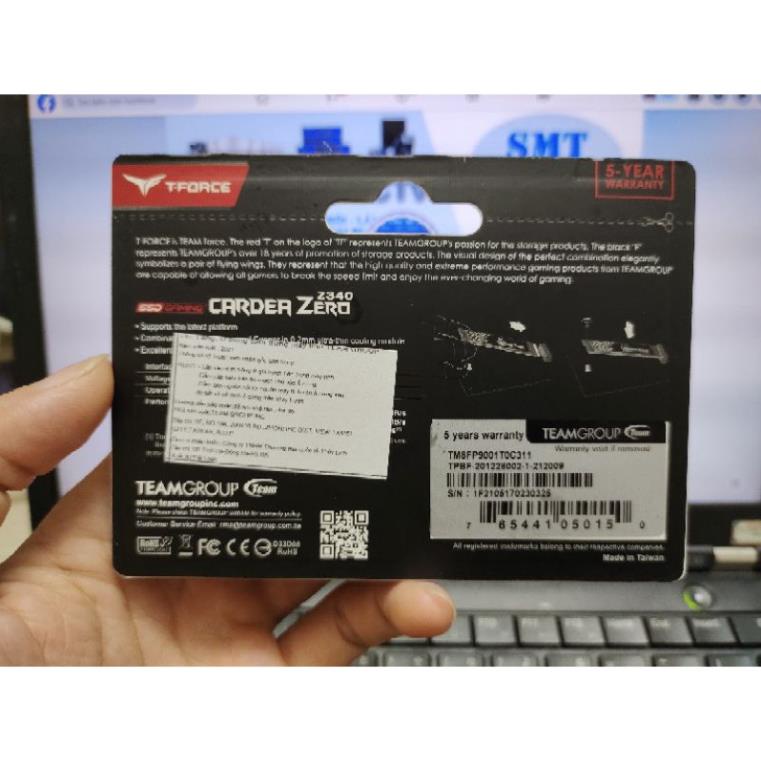 Ổ Cứng SSD 1TB TeamGroup T-Force Cardea Zero Z340 Gen3 x4 NVMe M.2 PCIe 2280 - Bảo hành 5 Năm Thùy Linh | BigBuy360 - bigbuy360.vn