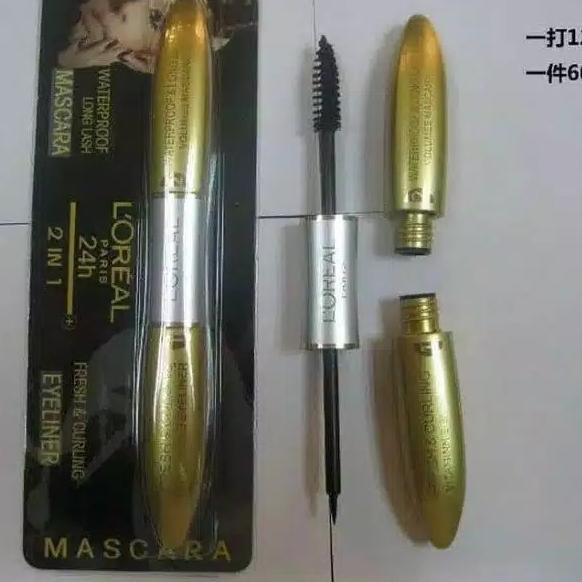 LOREAL REVLON (Hàng Mới Về) Mascara Và Bút Kẻ Mắt 2 Trong 1 Mac Cao Cấp