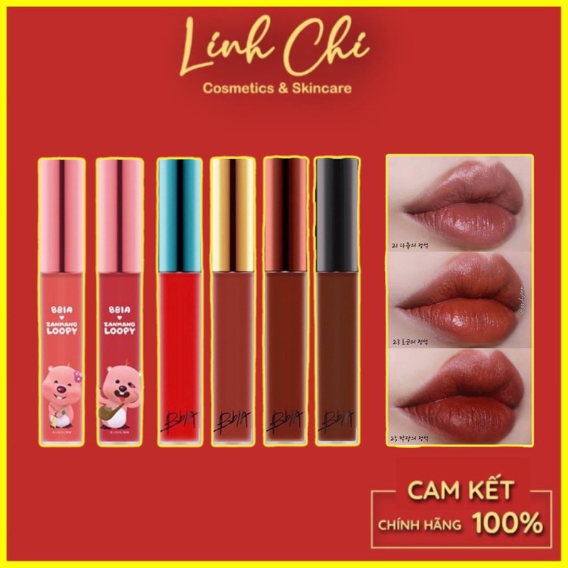 Son Kem Lì Bbia Last Velvet Lip Tint Asia Edition