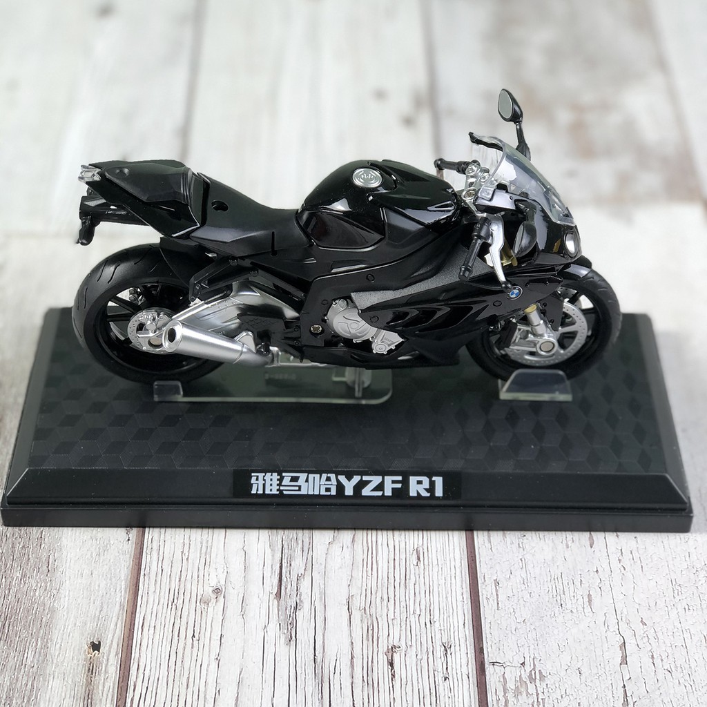 Mô hình xe BMW S1000RR 2020 tỉ lệ 1:12 chiếc Superbike đầy sức mạnh đến từ nước Đức, có đế trưng bày bằng nhựa