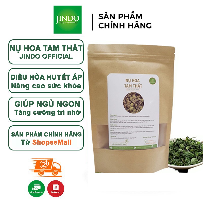 Nụ Hoa Tam Thất Khô thượng hạng JINDO Loại Ngon tốt cho sức khoẻ 100g