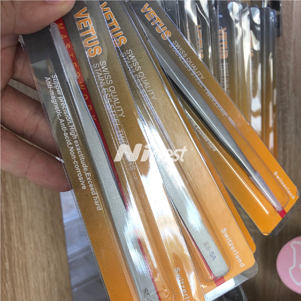 Nhíp nhặt lông Yến chuyên dụng giá tốt Vetus , nhíp thợ siêu xịn - Sỉ lẻ phụ kiện ngành yến