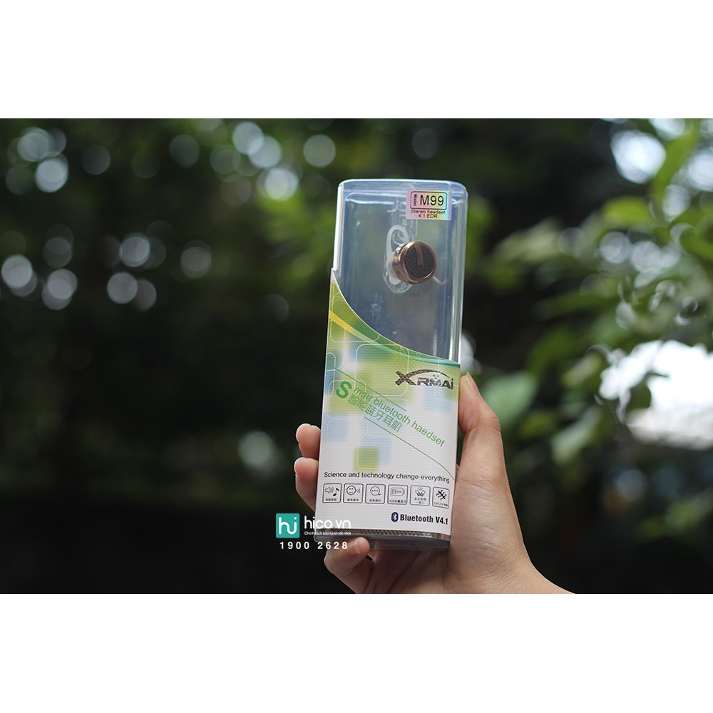 [XẢ KHO] TAI NGHE BLUETOOTH M99 - THIẾT KẾ SANG TRỌNG - CHẤT LƯỢNG ÂM THANH TUYỆT VỜI - TẶNG BÚT CẢM ỨNG