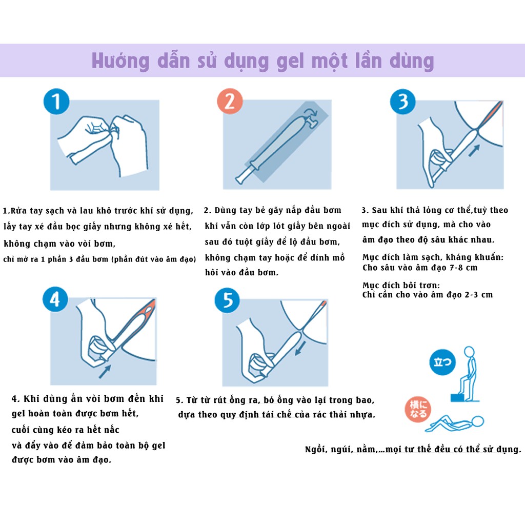 Hanamisui Gel Bôi Trơn Hoa Oải Hương  (3 tuýp)