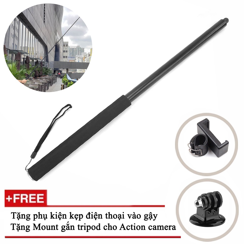  Gậy selfie siêu dài 3 mét cho máy quay hành động GoPro, Sjcam, Yi Action, Osmo Action