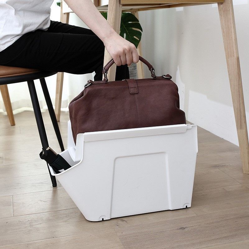 Hộp Đựng Tài Liệu Hai Tầng Có Bánh Xe Tiện Dụng Cho Văn Phòng