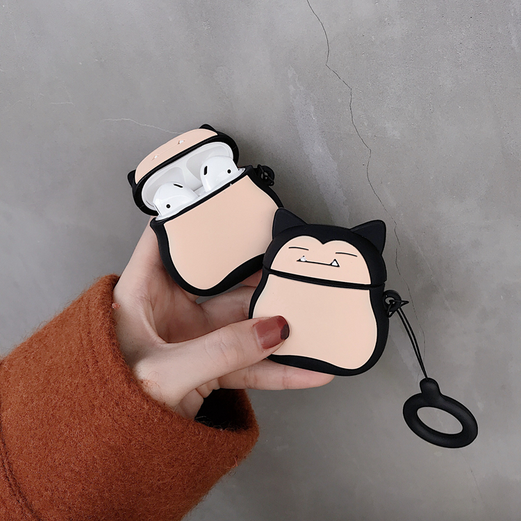 Vỏ Bảo Vệ Hộp Sạc Tai Nghe Airpods Bằng Silicon Mềm Hình Pokemon Đáng Yêu