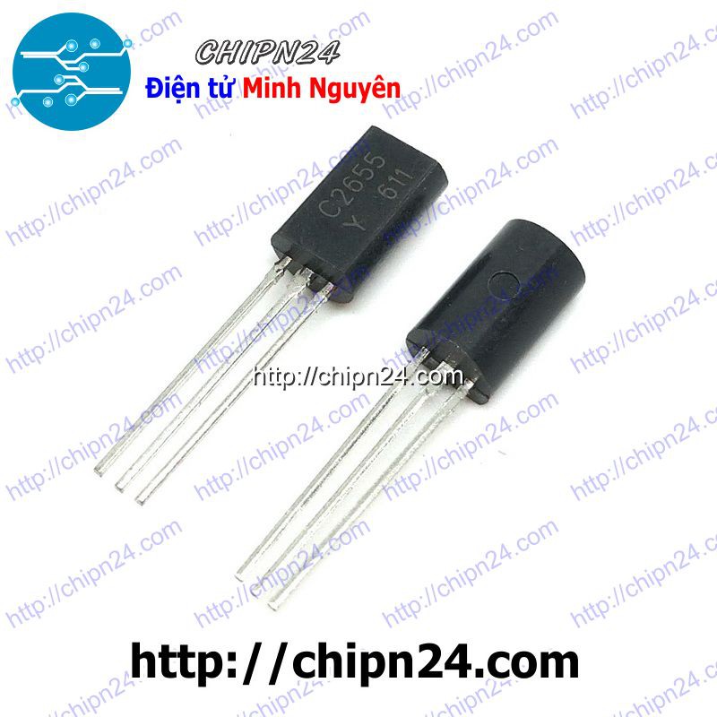 [5 CON] Transistor C2655 TO-92 NPN 2A 50V (2SC2655-Y C2655-Y 2655)
