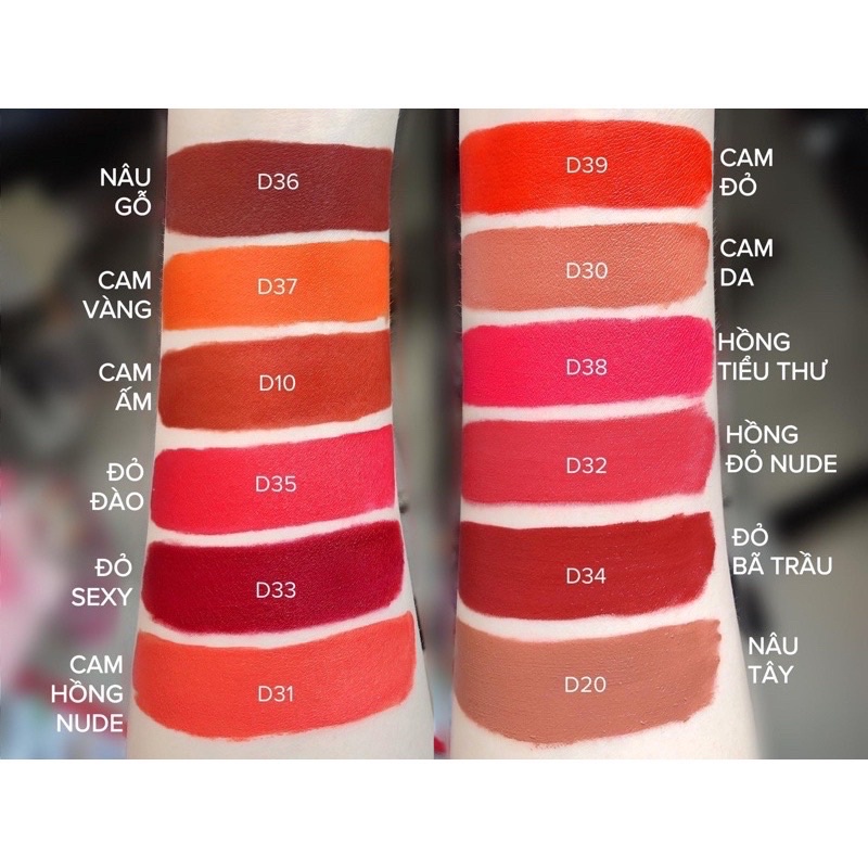 Son môi Dolly Diamond Lipstick SET 3 CÂY TẶNG SON DƯỠNG chinh hang