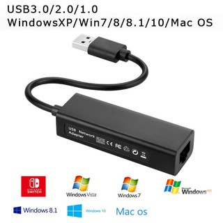 Cáp Chuyển Đổi Usb 3.0 Ethernet Cho Nintendo Switch Lan