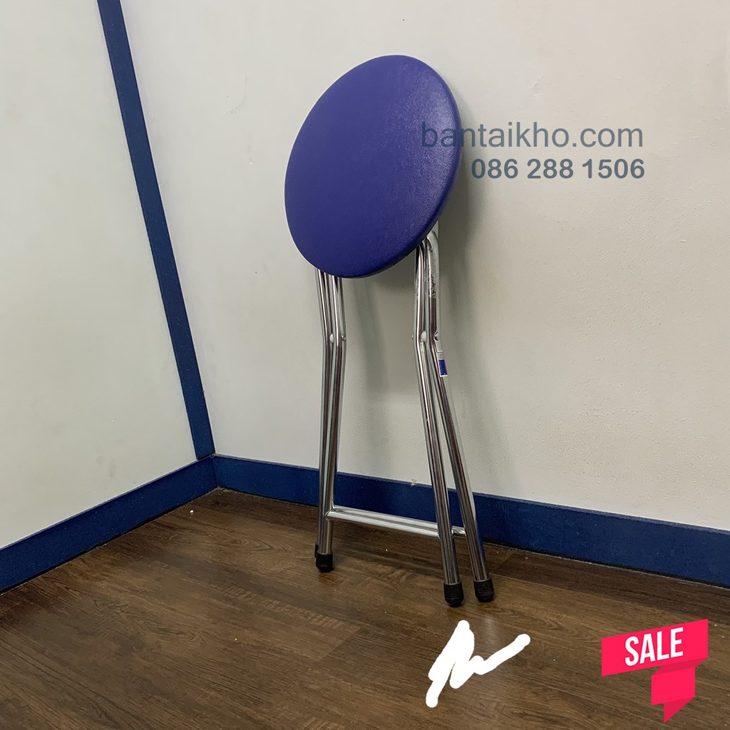 Ghế đôn chân gấp GD02 Mạ sản phẩm chính hãng Nội Thất Hòa Phát