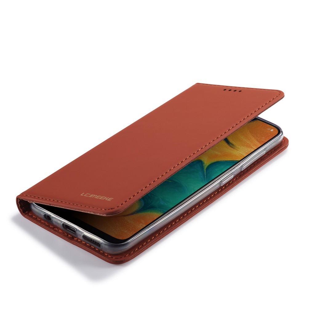 Bao da điện thoại nắp nam châm kèm ngăn đựng thẻ cho Samsung A51 A71