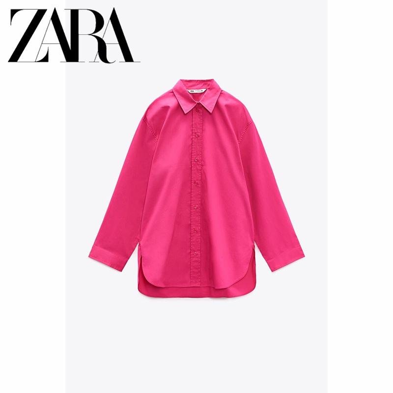 Áo Sơ Mi Dáng Rộng Phong Cách Thời Trang Đường Phố Hiệu ZARA