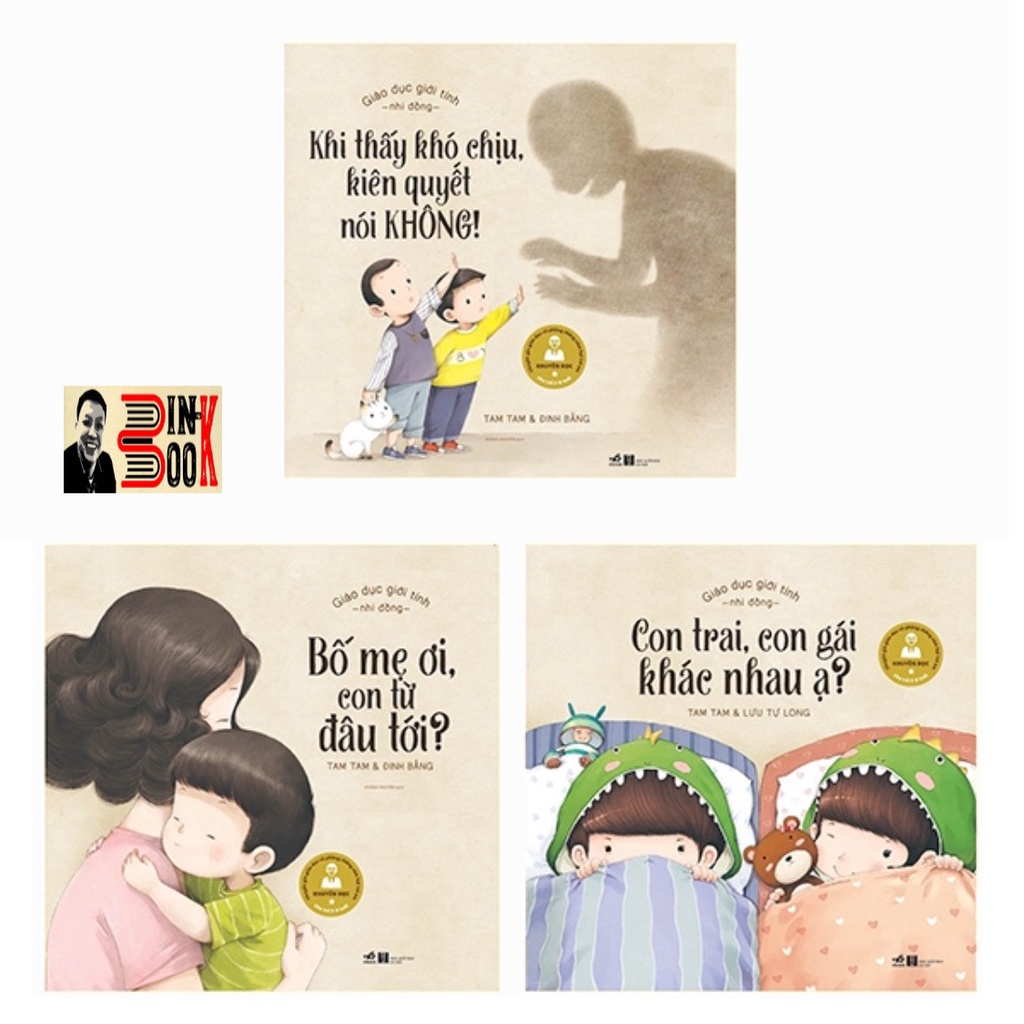 Sách - Combo 3 cuốn Giáo dục Giới tính Nhi Đồng - Nhã Nam - Bình Book