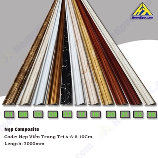 Nẹp viền vân đá từ 4cm - 10cm