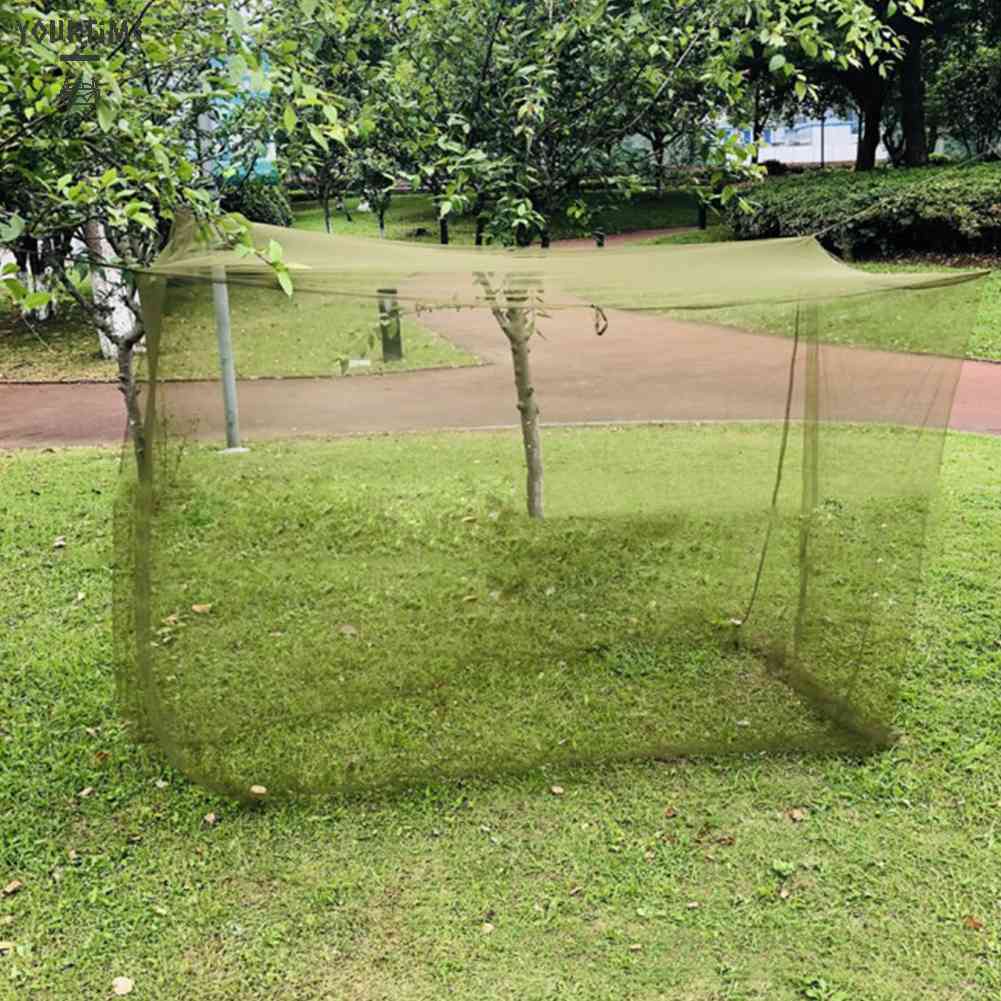 Mùng Lưới Chống Muỗi Có Thể Gấp Gọn Màu Xanh Quân Đội