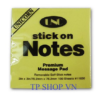Giấy Note vàng nhiều kích cỡ