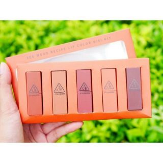 Son lì 3CE Mood Recipe Matte Lip Color (Set 5 Son)