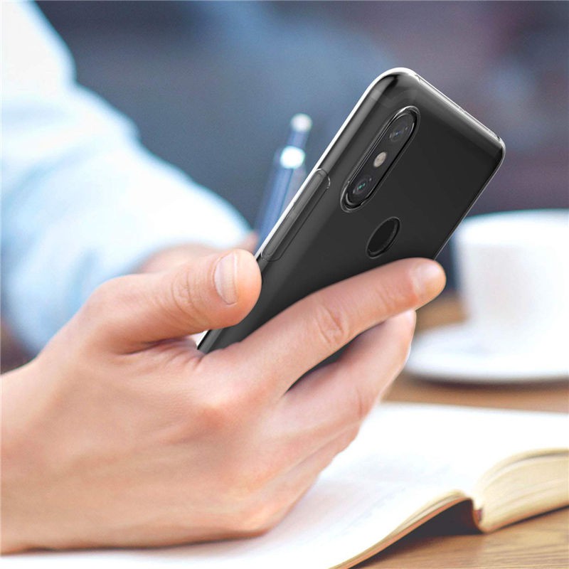 Ốp Lưng Xiaomi Mi Max 3 TPU Dẻo Suốt Vỏ silicon Xiaomi Mi Max 2 mềm Su Chống Trầy Chống ngã Case