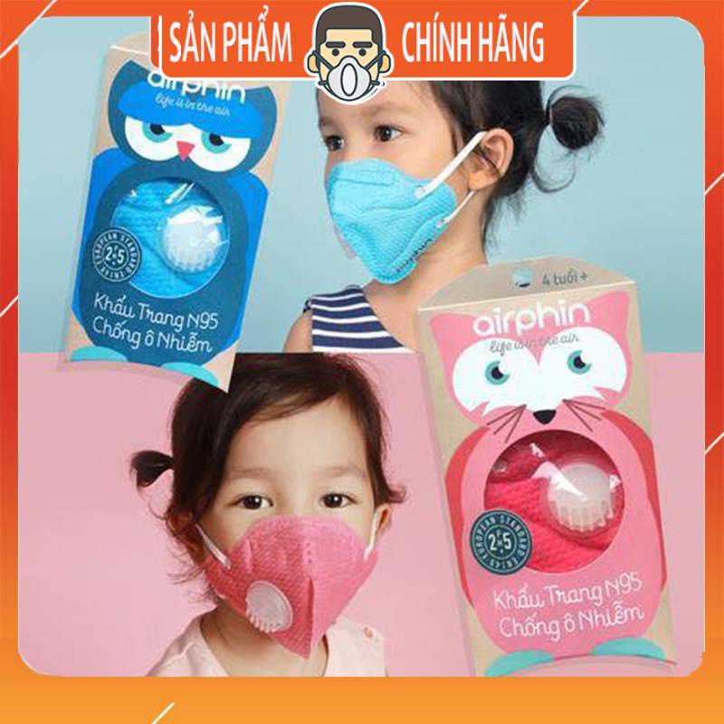 AIRPHIN - KHẨU TRANG CHỐNG Ô NHIỄM PM 2.5 cho trẻ em