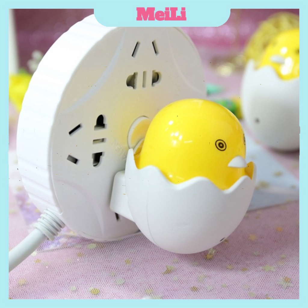 Đèn Ngủ Cảm Ứng Hình Gà Con Mini Dễ Thương - Đèn Ngủ Cảm Biến Ánh Sáng Siêu Tiết Kiệm Điện (Tuyển Sỉ).